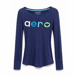 vintage y2k aeropostale waffle knit top